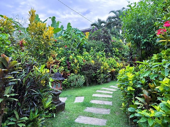 Pathways and garden at Ambary Ubud VIllas & Workspaces